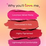 Nykaa Matte Luxe Lipstick - Kale Smoothie (4.2g) - Image 4
