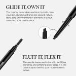 BELLAVITA Brow Boss Eyebrow Pencil | Ultra-Fine Precision Tip | Built-In Spoolie | Smudge-Proof & Buildable Formula | Clean Beauty | Black Coffee| 0.04g - Image 6