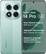Redmi Note 14 Pro 5G (Ivy Green, 8GB RAM+ 128GB Storage) | Mediatek Dimensity 7300 Ultra Processor | AMOLED Display | Dual Nano-SIM | 5500mAh Battery
