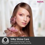 Nova NHS - 840 Selfie Hair Straightener for Women (Pink) - Image 4