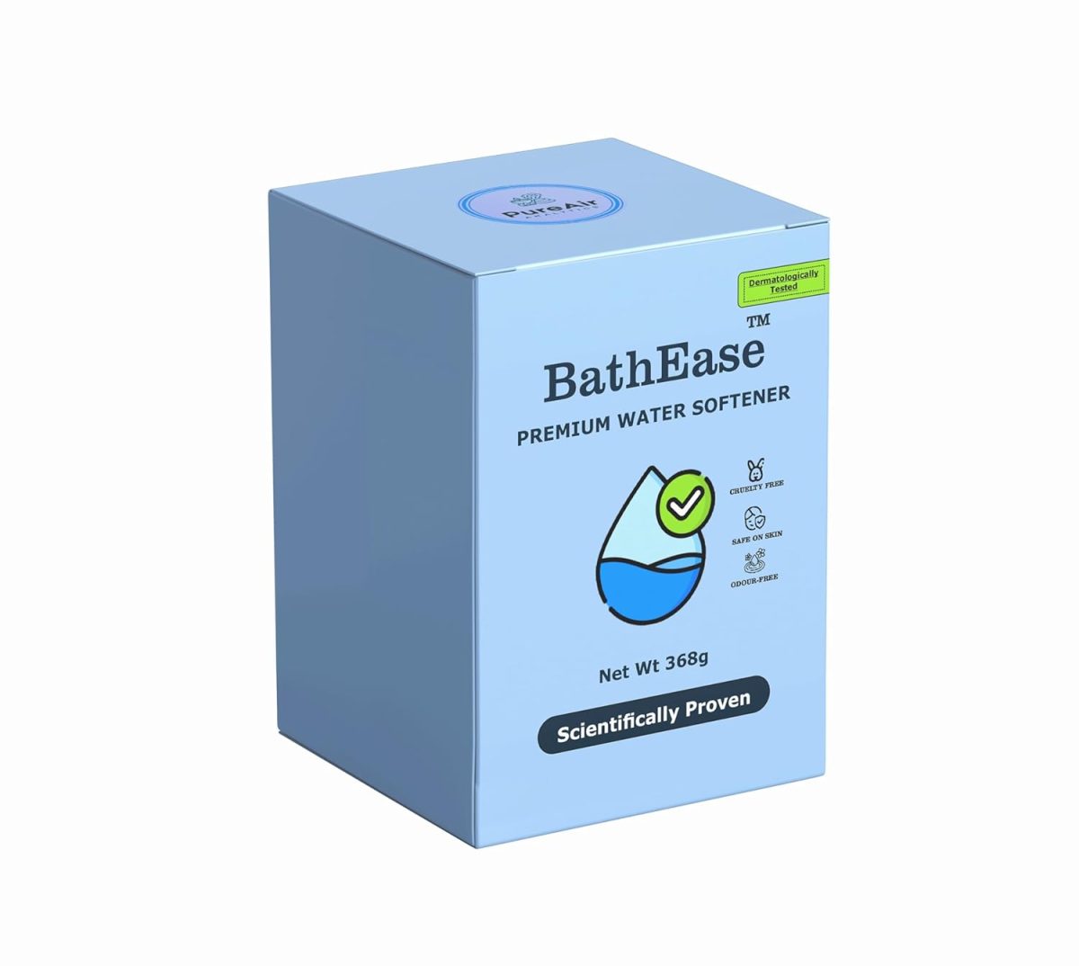 BathEase Premium Water Softener (For Ground and Borewell Water) | Immediately Reduces Hardness and Balances pH | Helps with Hair Loss Due to Hard Water | Brightens Dull Skin Due to Hard Water | Easy to Use - Pack of 1 (8 sachets)