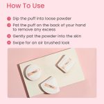 Earth Rhythm Beauty Makeup Powder Puff, Foundation Puff, Sponge for Smooth Coverage | Ultra Soft | Travel Friendly | Square - Pack of 1 - Image 4