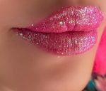Matte to Glitter Lipstick Long Lasting Diamond Pink Glitter Sparkly Waterproof Lipstick - Image 2