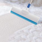 Cello Kleeno Standee Floor Wiper| Flexible Rubber Lip | Brush Body Plastic & Steel Rod | Lightweight | Cleaning Tool | Cleaning Home, Kitchen, Bathroom | Blue and White - Image 3