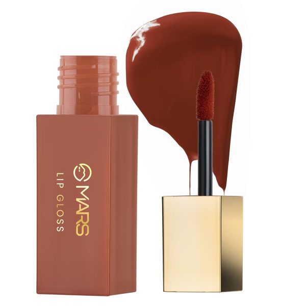 MARS Golden Era CineMagic Lip Gloss | Highly Pigmented | Long-Lasting Upto 12 Hours | Transfer-Proof and Smudging-Proof | Instant High Shine Gloss | Comfortable Wear (2.0ml) (05-MASTANI)
