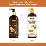 WOW Skin Science Shea Butter With Lactic Acid Body Lotion | Hydrates Very Dry Skin | Long Lasting 48 hrs Moisturization | Smoothens Rough, Flaky Skin | Calms Itchy Skin - 400ml - Image 3