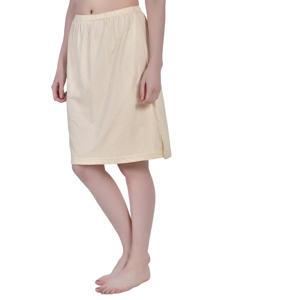 Aimly Women's Cotton Knee Length Skirt Slip - Pack of 2 - Image 5
