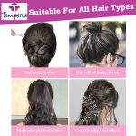 Temperia Bobby Hair Pins for Women & Girls (Pack of 100) (With Storage Box) (6cm Long) | Stylish Bob Hairpins for Hairstyling | Hair Styling Accessories Clips (Black) - Image 4