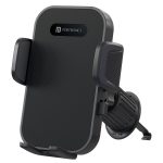 Portronics Clamp Y Adjustable Air Vent Smartphones Mobile Holder for Car with 360° Rotational, One Click Release Button, Compatible with 4.8 to 6.8 inch Devices(Black)