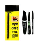 MASTADI ADS KAJAL EYE CARE LONG LASTING 12HR, (PACK OF - 1) + 3 in 1 EYE LINER ,KAJAL,MASCARA COMBO