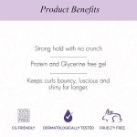 Curl Up Ultra Defining Hair Gel - Strong Hold Flaxseed Hair Gel - For Dry Frizzy, Wavy & Curly Hair - Sulphate Paraben & Silicone Free (100ml) - Image 3