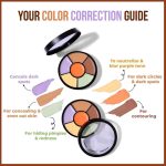 Komoko Cosmetics Concealer Palette With Full Coverage|Waterproof & Easily Blendable|3 In 1 Palette- Conceal Correct & Contour|Crease Resistance|Oil Control With Matte Finish|Concealer 6-In-1 Shades - Image 3