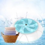 ILSMYSUTRA Ultrasonic Turbine Washing Machine Mini Tub Laundry Washer for Dorms Blue|Home & Garden | Washing Machines - Image 2