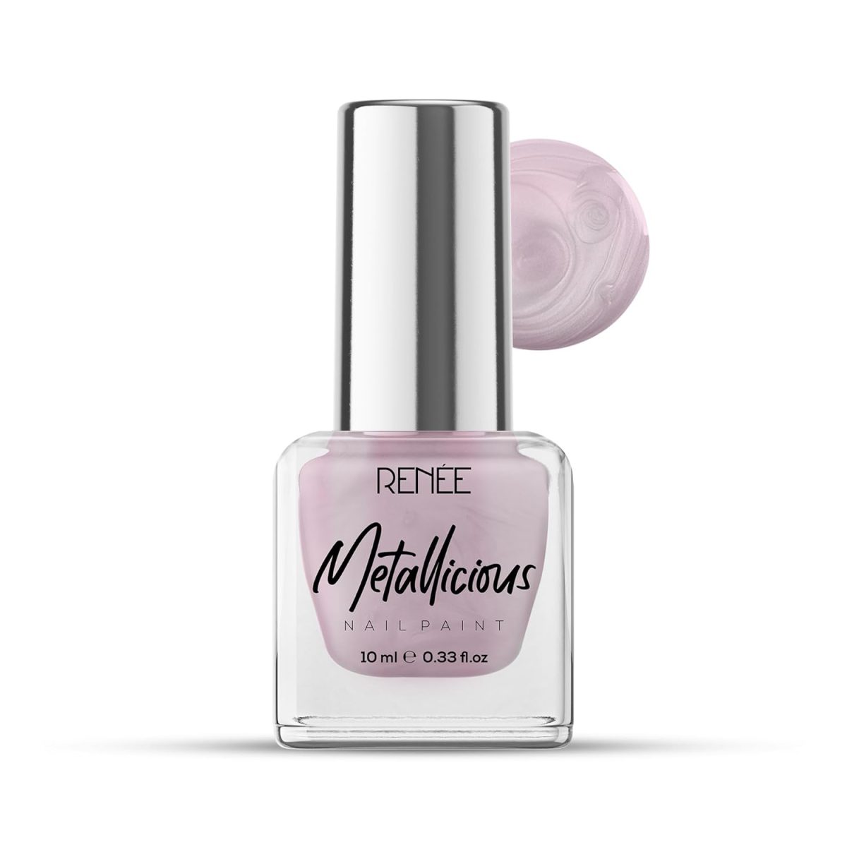 RENEE Metallicious Nail Paint- Light Chestnut 10Ml & Metallicious Finish Nail Paint- Tea Rose 10Ml Combo - Image 2