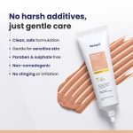 RE' EQUIL Sheer Zinc Tinted Sunscreen, 100% Mineral-Based Sunscreen UVA, UBV, & IR Protection, Water Resistant With SPF 50 PA+++ For All Skin Types, 50g - Image 5
