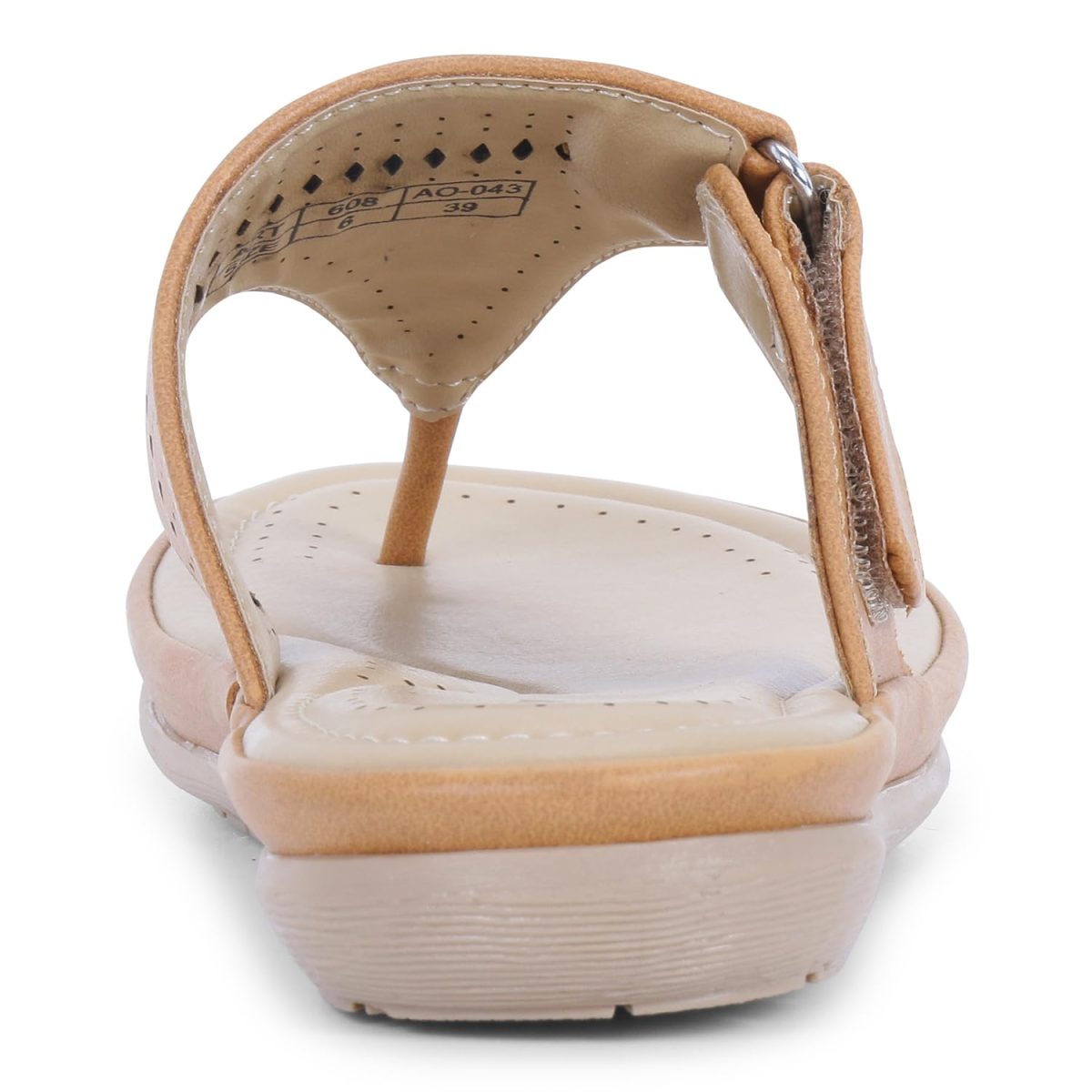 DOCTOR EXTRA SOFT Women's Flat Memory Foam Slippers/Flip-Flops Fashion Stylish Casual Comfortable Diabetic Orthopedic Lightweight Synthetic Slip-On Sandals With Adjustable Strap For Girls D-608 - Image 6