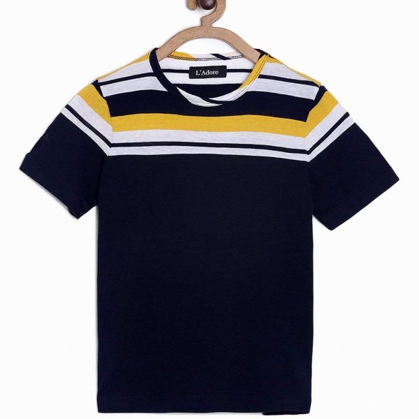 Ladore Boy’s Navy Plain Short Sleeve T-Shirt