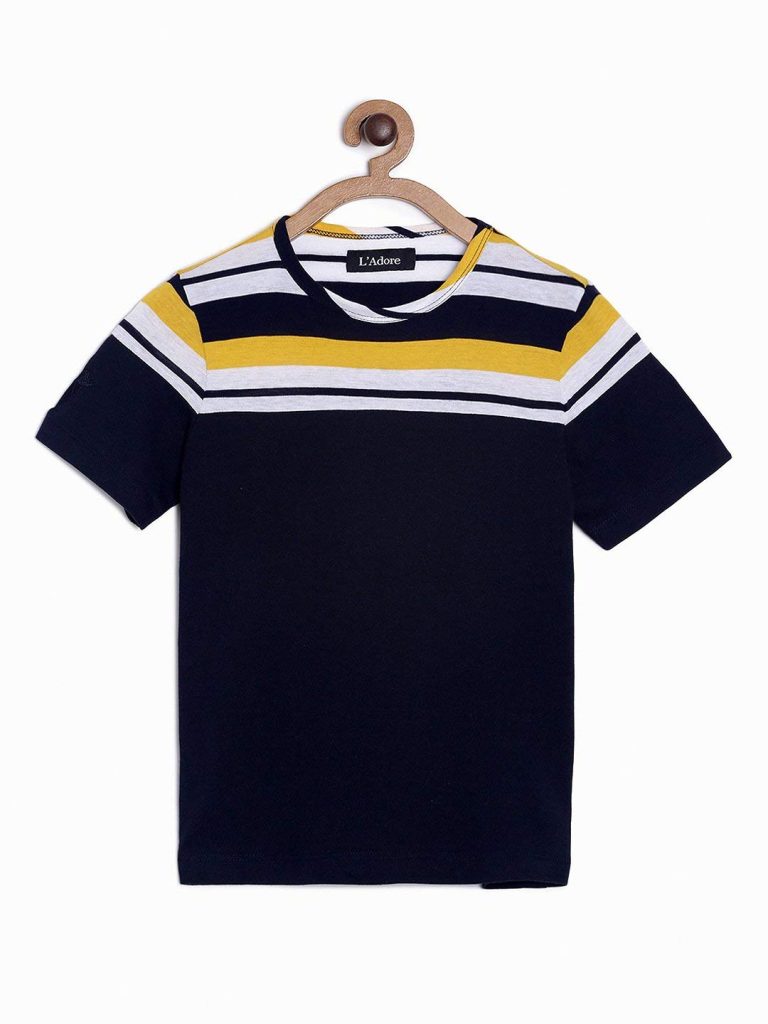Ladore Boy’s Navy Plain Short Sleeve T-Shirt