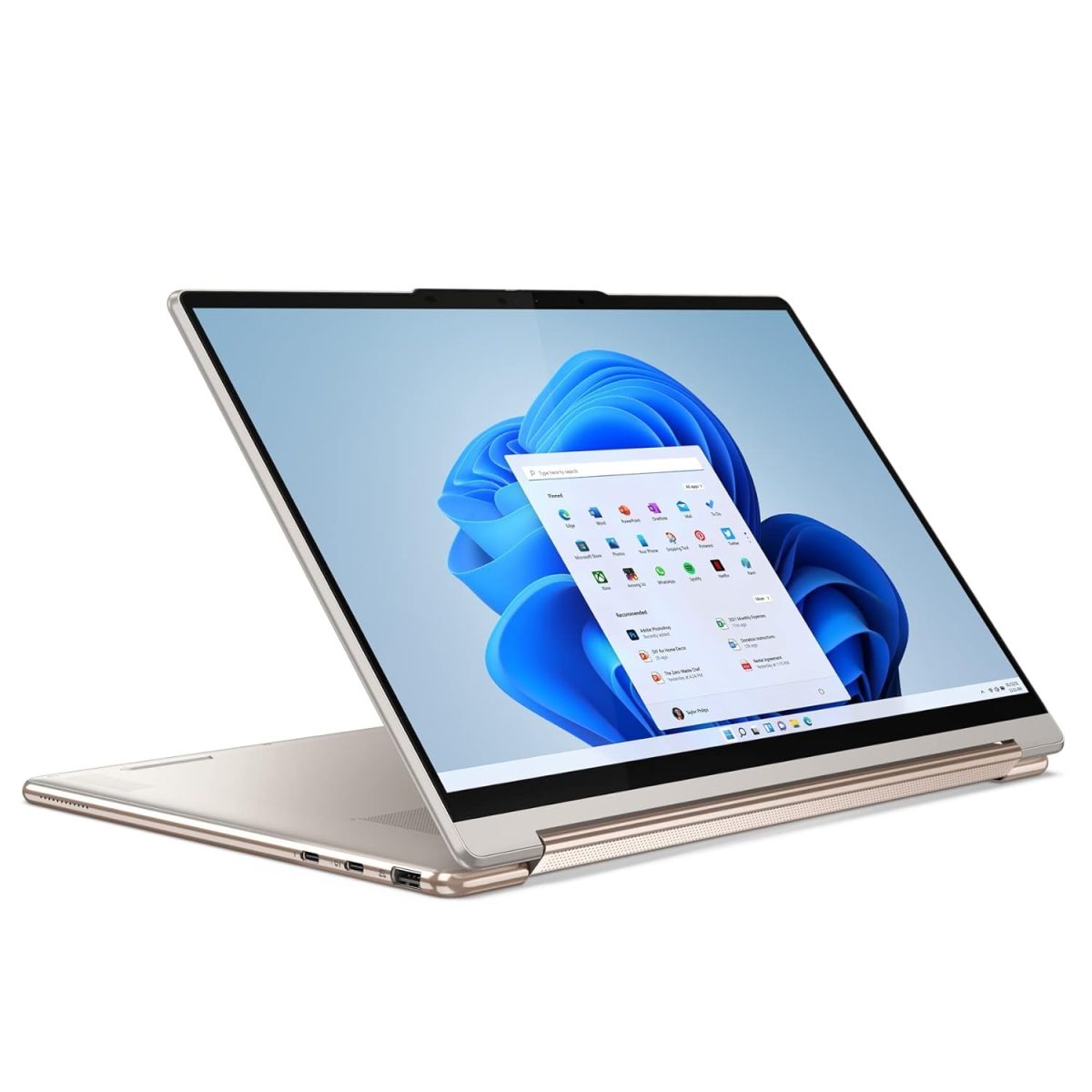 Lenovo Yoga 9 13th Gen Intel Evo i7 1360P 14"(35.56cm) 4K OLED 2-in-1 400Nits Laptop (16GB/1TB SSD/Win 11/Office 2021/Backlit KB/Pen 2.0/1Yr Warranty/Alexa/3 Month Game Pass/Oatmeal/1.4Kg) 83B1004XIN - Image 9