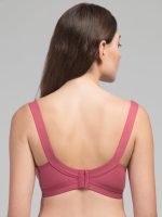 HiloRill Full Coverage Minimizer Bra for Heavy Bust, Superior Cotton Stretch Fabric, Wider Straps, No Spill Support - Image 3