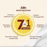 Mamaearth Vitamin C Daily Glow Body Lotion For Skin Brightening with Vitamin C & Honey 400ml|Nourishes Dry Skin|48 H Moisturization| 100% Natural Butter | Non-Greasy Smooth Skin | For All Skin Types - Image 5