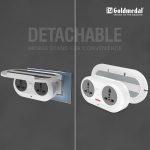 Goldmedal Wall-E-3 Pin Plug Travel Adaptor with Mobile Stand | Universal Sockets | Multiplug for Home & Office Appliances | Supports 2-Pin & 3-Pin Plugs (Pack of 1) - White - Image 7
