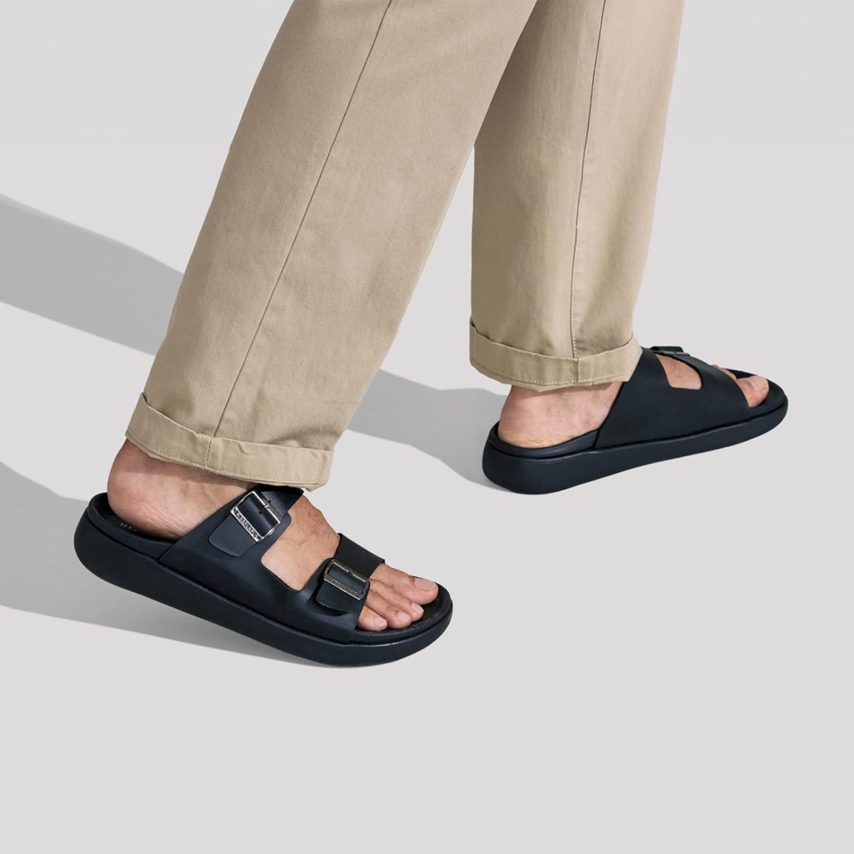 Neeman's PureWhoosh Flow Sandals for Men | Double-Buckle Comfort | Lightweight, Flexible & Stylish Everyday Wear - Image 3