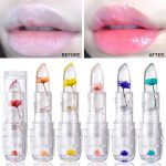 NAVMAV Beautiful Crystal Flower Transparent Color Changing Jelly Lipstick Glossy Finish,Waterproof Long Lasting Magic Lip Balm Lips Moisturizer 1pc - Image 4