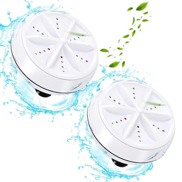 DRUMSTONE 𝐁𝐔𝐘 𝐎𝐍𝐄 𝐆𝐄𝐓 𝐎𝐍𝐄 Portable USB Mini Turbo Washing Machine | Ideal for Travel, Business Trips, Home Use | Cleans Clothes, Fruits| Compact, Lightweight