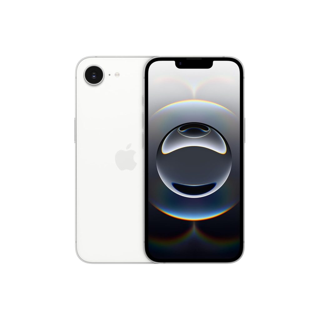 iPhone 16e 512 GB: Built for Apple Intelligence, A18 Chip, Supersized Battery Life, 48MP Fusion. Camera, 15.40 cm (6.1″) Super Retina XDR Display; Whit
