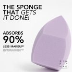 SIMPLYNAM Pro Microfibre Makeup Sponge | Seamless Blending for Foundation, Blush & Contour | Minimizes Product Absorption | Vegan & Latex-Free | Dry & Wet Use | Precision Design | Malaga Wine - Image 7