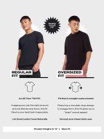 Bewakoof Official Marvel Merchandise Venom Men's 100% Cotton 220 GSM Graphic Print Oversized Fit Round Neck T-Shirt - Image 3