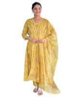 Naixa Women's Rayon Printed A-Line Kurta with Rayon Pant and Taby Printed Dupatta Sets (NX2-723)