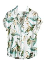 DHRUVI TRENDZ Shirt for Men | Casual Stylish | Man's Printed | Half Sleeve | Foraml Shirts for Man | Men's Regular Fit | Summer Button-Down
