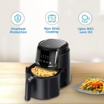 Midea 5L Air Fryer | 1500W Power | Digital display with 8 preset menu settings | Crisp Frying, Grill, Roast, Steam & Bake | Auto Cut-Off | 90% Less Oil | Non Stick Coating & Crisper Basket - Image 3