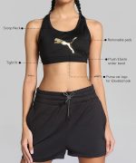 Puma Women's Polyester Wired Classic Sports Bra - Image 6