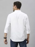 Thomas Scott Men's | Solid | Full Sleeve | Slim Fit | Cotton Blend | Spread Collar | Casual Shirt - Image 4