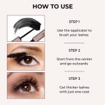 Incolor Dense Mascara, Lengthening Smudge Proof, Water Resistant, Liquid Lash Extending Tubing, No Clump Flakes Fades, Full-Size Black Eye Mascara For Girl and Women 9ml - Image 4