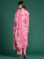 INDO ERA Women's Cotton Kurta and Pant with Dupatta Set - Image 4
