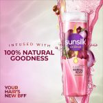 Sunsilk Onion & Jojoba Oil Hairfall Resist Oil Blends Shampoo | with No Added Parabens | (370 ml) - Image 3