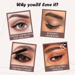 Incolor Dense Mascara, Lengthening Smudge Proof, Water Resistant, Liquid Lash Extending Tubing, No Clump Flakes Fades, Full-Size Black Eye Mascara For Girl and Women 9ml - Image 3