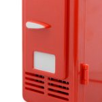ARTISOUL® USB Mini Car Refrigerator Warmer Bar Portable for 1 Can Desktop Bedroom Red | Major Appliances | Refrigerators & Freezers | Mini Fridges - Image 2