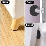Fapiwen Non Slip Furniture Pads, Fapiwen Chair Leg Pads, 16pcs Self Adhesive Furniture Feet Grippers Pads Anti Scratches Reduce Noise Chair Pads for Hardwood Floors Protectors (Square) - Image 5
