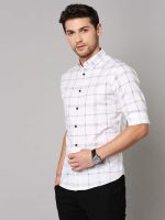 Dennis Lingo Men's Cotton Slim Fit Shirt - Image 4