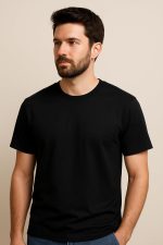 Natika Men's Cotton Regular Fit T-Shirt – Soft Breathable Half Sleeve Round Neck Tee for Casual, Gym & Travel - Image 5