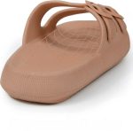 Richmen Women Open Toe Slide Sandals Flip Flops EVA Summer Slippers Non-Slip Buckle Clog Mules for Girls Lightweight Cushioned Footwear - Image 3