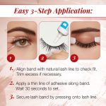 Ardell Naked Lash 421 MultiPack Soft, Extra-Lightweight Fibers False Eyelash for Women, Brighter & Rounder Style False Eyelash for Girls, Bendy, Comfy Invisiband Eyelash - Image 6