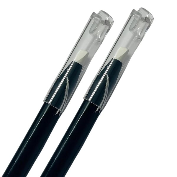 Globelle Brow Mapping Pencil with String – Precision Eyebrow Pencil for Microblading, Permanent Makeup, and Cosmetic Use- White Pencil(Pack of 2)