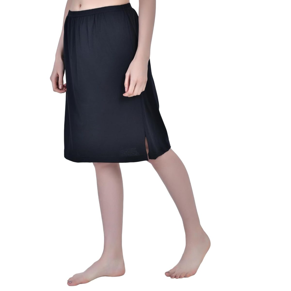 Aimly Women's Cotton Knee Length Skirt Slip - Pack of 2 - Image 4