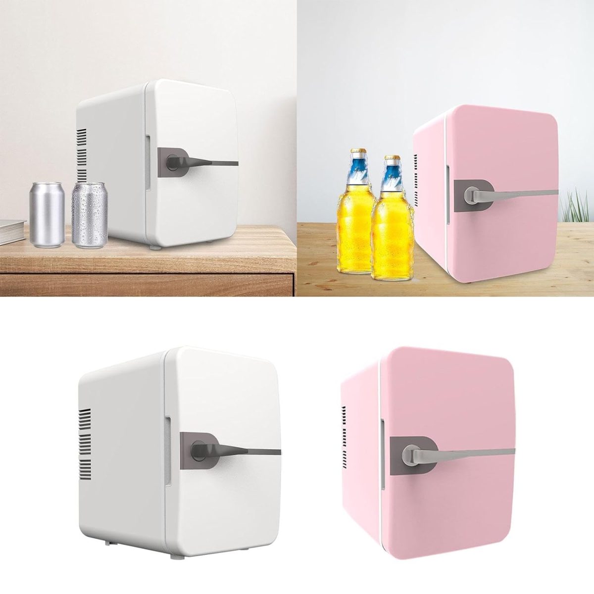 ARTISOUL® 6L Mini Fridge Single Door Beverage Refrigerator for Livingroom Desktop Dorm White | Major Appliances | Refrigerators & Freezers | Mini Fridges - Image 3